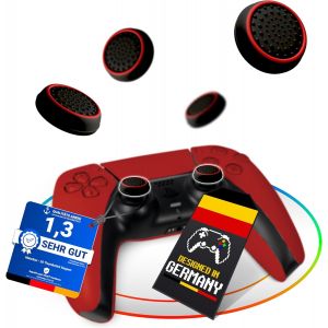 Kal-Ps4 Xbox Ps5 Thumb-Stick Ensemble Accessoires Capuchons Pour Poignées De Manette Pour Xbox One Series X S Switch Pro Controller Ps5 Ps4 Attaches Protection Manette De Jeu (4 Pièces Rogue) - Neuf