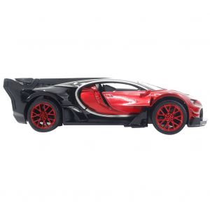 Vb32393 1:32 Modele De Voiture Electrique Hautement Simulee Pour Enfants Avec Son Et Lumiere (Rouge Et Noir) - Neuf