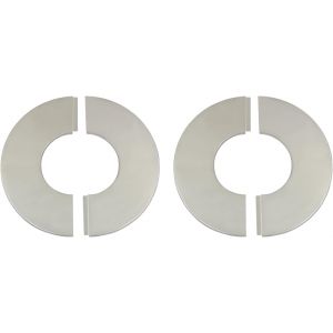 2 sets of 2-part finishing rosette chimney trim wood stove rosette smoke pipe wall flange boiler - Neuf