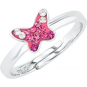 Bague En Argent Sterling 925 Pour Filles Et Enfants,Avec Preciosa,Argent,Livrée Dans Un Coffret Cadeau Bijoux - Neuf