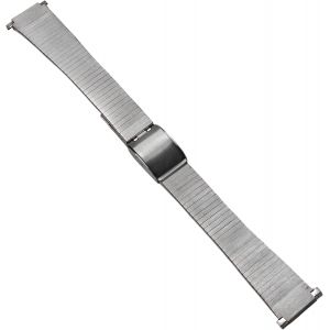 Eryi-Bracelet De Montre En Acier Inoxydable Réglable Entre 14 Mm Et 16 Mm Pour Homme New Old Stock 1970 - Bande Vintage Métallisé Original - Strap D'horlogerie Antique Traditionnelle - Neuf
