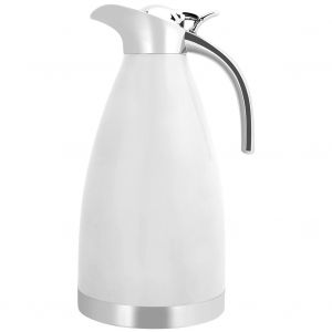 Hjlian Bouteille De Voyage En Acier Inoxydable A Double Paroi, Isolee Sous Vide, Carafe A Cafe (Blanche) - Neuf
