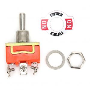Lot de 10 mini interrupteurs a bascule E-TEN1122 AC 250 V 15 A, 3 positions, 3 broches, ON/OFF - Neuf