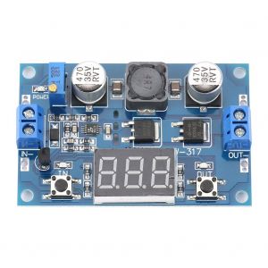 Module Boost DC-DC, configuration de l'alimentation, tension, voltmetre LED 3,5-30 V, 100 W - Neuf