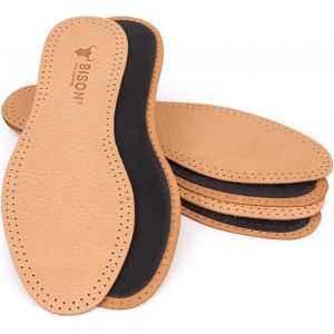 Shiba-Semelles Chaussures Confort 3 Paires - Semelle Cuir - Semelle Anti Odeur Et Transpiration Pour Homme Et Femme (37, Beige)[480] - Neuf
