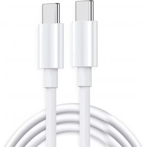 Câble USB C vers USB C 60 W 5 A Charge rapide USB Type-C PD 1M, compatible avec MacBook Pro 2020, iPad Pro 2020, Samsung Galaxy S20/S21 Plus, Switch, ETC - Neuf