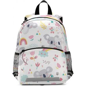 KALSC-Isaoa Sac À Dos Pour Enfant Avec Rênes Pour Garçons Et Filles-Joli Koala De La Jungle-Sac À Dos Pour Crèche-Sac De Voyage Avec Clip De Poitrine,Multicolore 11,Taille Unique - Neuf