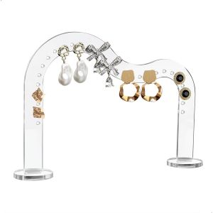 Tianyi-Presentoir Boucle D'oreille, Acrylique Support Boucle D'oreille, Montagne Porte Boucle D'oreille Pour Bijoux Présentation Se Boucles D'oreilles, De Clous D'oreilles, 20 X 15 Cm - Neuf
