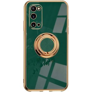 Kal-Coque De Protection Pour Samsung Galaxy Note10 Pro, Téléphone Portable En Silicone Tpu Avec Anneau De Support À 360° - Support Magnétique Pour Voiture, Protection Antichoc - Neuf