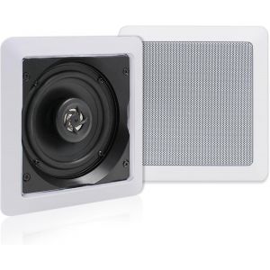 Letnerny-5.25 Pouces Bluetooth Haut-Parleurs De Plafond 160w Encastré Dans Les Haut-Parleurs Muraux Pour La Maison Salon Chambre Salle De Bain Cuisine Bureau - Neuf