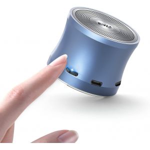 A109Mini Enceinte Bluetooth Sans Fil Portable, Son Puissant Avec Radiateur De Basses, Petite Enceinte Bluetooth, Carte Tf Et Support Selfie, Mini Enceinte Pour Les Voyages, La Maison (Bleu) - Neuf