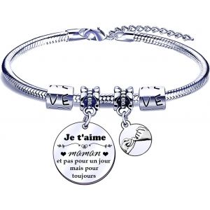 Eryi-Cadeau Fete Des Meres Cadeau Maman Fille Fete Des Meres Bracelet Maman Fille Cadeau Anniversaire Maman Fille Cadeau Maman Fille Original Cadeau Pour Maman Fille Cadeau Maman Pas Cher - Neuf