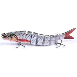 Kyaoayo-Accessoires De Pêche Appâts Pour La Truite Appâts Pour La Perche Appâts Pour Le Brochet Poissons En Caoutchouc Blinker Pêche Wobbler Appâts Pour La Pêche Bait Appâts Multi-Articulés Wobbler - Neuf