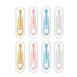 8pcs Silicone Lentille De Contact Avec Des Pincettes Incliné La Tête - Neuf