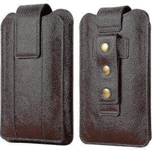Pochette de ceinture de téléphone en cuir pour hommes avec clip,étui de support de sac de taille pour téléphones portables - Neuf