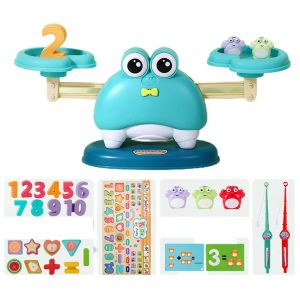 Jeu De P&ecirc;che, Crabe D'&eacute;quilibre, Jeu De Soci&eacute;t&eacute; &Eacute;ducatif Avec Balance, Fiches Pour Centres D'activit&eacute;s Et Apprentissage Pour Enfants-Mise &Agrave; Niveau Du Crabe Vert - Neuf