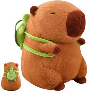 Capybara Peluche, Capybara Poup&eacute;e En Peluche Mignonnes En Peluche Douce Doudou Plush Toys Animal Poup&eacute;e Muppet Toys Poup&eacute;es De Chiffon Pour Filles Enfants D'anniversaire, 25cm - Neuf