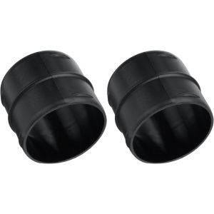 Lot de 2 adaptateurs de sortie de chauffage de 60 mm - Tuyau adaptateur ABS pour tuyaux de radiateur soufflant, tuyau adaptateur de chauffage sur pied, raccord de tuyau de chauffage Webasto - Neuf