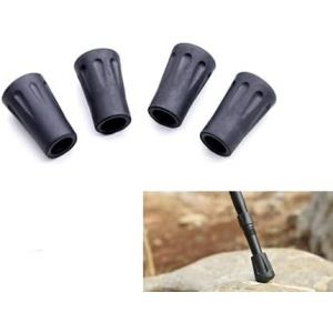 Lot De 6 Embouts De Rechange En Caoutchouc Pour Bâtons De Marche Et De Trekking - Neuf