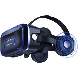 Virtuels Lunettes 3D Lunettes 3D R&eacute;alit&eacute; Virtuelle (Vr) Compatible Avec Tous Les Smartphone Comme Samsung, Galaxy, Iphone, Android, Huawei, Pour 4,7 &Agrave; 6,0 Pouces &iquest; Cadeau Parfait De No&euml;l[Z336] - Neuf