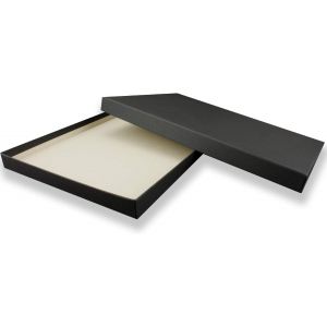 1 Bo&icirc;te De Rangement Format A4 De Qualit&eacute; Sup&eacute;rieure-30,2 X 21,3 X 2,1 Cm-Noir-Carton Stable De 650 G/M&sup2; - Neuf