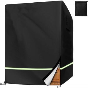 Housse de protection pour fauteuil de plage avec ouvertures d'a&eacute;ration et bandes r&eacute;fl&eacute;chissantes, imperm&eacute;able, r&eacute;sistant aux UV en tissu Oxford 210D, pour fauteuil-de plage (135x105x175/140 cm) - Neuf