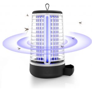 KALANKA-Lampe Anti Moustique,20W UV Anti Insectes Volants,avec Éclairage LED Lampe UV Contre Moustiques,Tueur D'Insectes Raquette Anti Moustique Electrique,pour Camping Intérieur Extérieur - Neuf