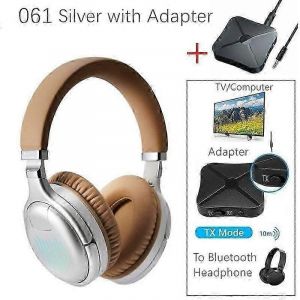 Casque sans fil Bluetooth pas cher avec adaptateur Bluetooth, ¿¿couteurs pour TV et ordinateur, adaptateur pour casque audio. - Neuf