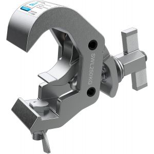 Clamp De Fixation D'un Diam&egrave;tre De 40 &Agrave; 58 Mm - Crochet De Fixation Avec Une Charge Maximale De 250 Kg - Pince Pour &Eacute;clairage De Sc&egrave;ne - Pince Pour Fixation De T&ecirc;te Mobile - Neuf