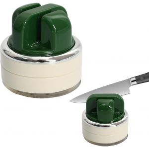 Mevronisshop-Aiguiseur Couteaux &Agrave; Ventouse Affuteur De Couteaux Manuel Aiguiseur Couteau Vert Professionnel Knife Sharpener Ustensiles De Cuisine - Neuf