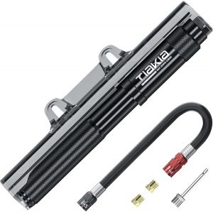 Pompe À Vélo Mini Pompe Haute Pression 260psi Petite Pompe À Main Pour Valve Presta Schrader Dunlop, Pompe À Vélo Portable Compacte Légère Avec Support De Fixation Pour Bmx Vtt Velo Route - Neuf