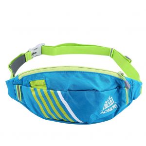 AONIJIE Sac banane reglable pour le sport en plein air, pour la course a pied, le marathon et le cyclisme (bleu) - Neuf