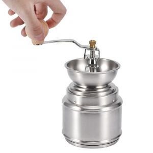 Moulin à Café Manuel Portable En Acier Inoxydable Poivre De Café Réglable - Neuf