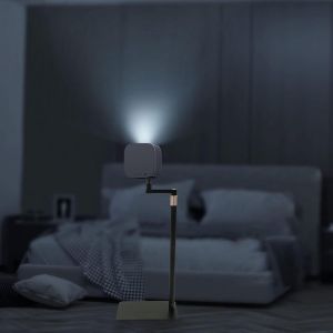 Support De Sol Pour Projecteur,Tr&eacute;pied Universel Pour Projecteur,R&eacute;glable En Hauteur,Dissimul&eacute; Contre Une &Eacute;tag&egrave;re De Support De Montage Mural Avec Base Robuste Pour T&eacute;l&eacute;phone - Neuf