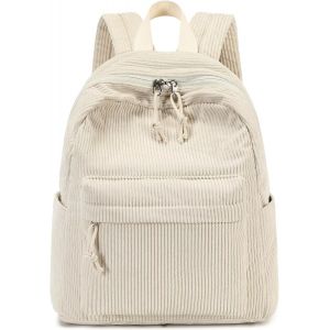 Petit sac &agrave; dos pour femme,petite ville,sac &agrave; dos d&eacute;contract&eacute; en velours c&ocirc;tel&eacute;,mini portefeuille pour l'&eacute;cole,le travail,les voyages,le shopping - Neuf