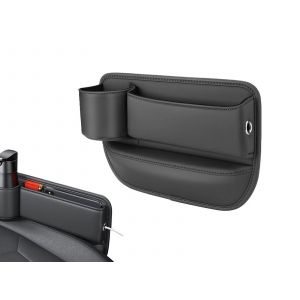 Bo&icirc;te de rangement pour si&egrave;ge auto avec porte-gobelet et support pour t&eacute;l&eacute;phone - Neuf