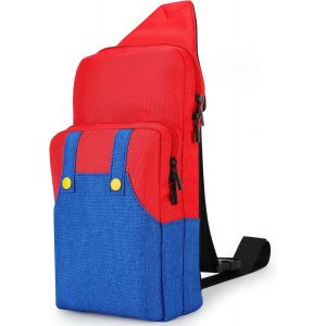 Sac De Voyage Mignon Pour Nintendo Switch/Lite/Oled, Petit Sac À Dos Portable En Bandoulière Pour Console Ns, Station De Charge, Joy-Cons, Accessoires Pour Enfants, Garçons Et Filles - Neuf