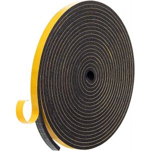 3m Joint Porte Entree,9 * 3mm Isolation Phonique Porte,Protection Porte,Joint Plaque De Cuisson,Joint Mousse Ruban Adhésif D'étanchéité Puissant,Isoler Du Bruit Et Anti-Intempéries(Noir) - Neuf