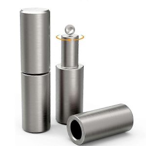 Charnières de porte soudables 4 pouces,Charnière à souder en acier robuste,Charnières détachables,Roulement à billes détachable H - Neuf