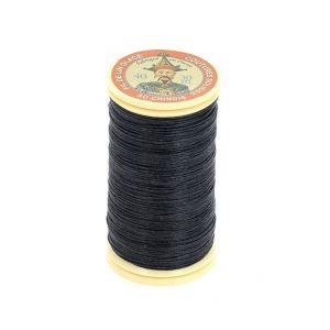 Fil Lin Glac&eacute; 30 M &iquest; Fil Au Chinois &iquest; N&deg; 40 &iquest; Fil De Lin Retors, Lisse, R&eacute;sistant. Color : 650 Marine - Neuf