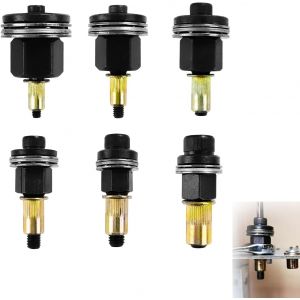 MEVRONISSHOP-6 Pi&egrave;ces &Eacute;crous &agrave; t&ecirc;te de Rivet &agrave; Main, Convient au Kit de T&ecirc;te de Rivet &agrave; Main M3 M4 M5 M6 M8 M10, Acier Riveteuse Pneumatique Ecrou a Sertir, Riveteuse Manuelle Adaptateur Riveteuse - Neuf