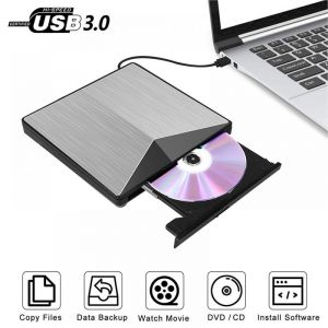 Lecteur CD/DVD Externe Usb 3.0 portable ,Noir - Neuf