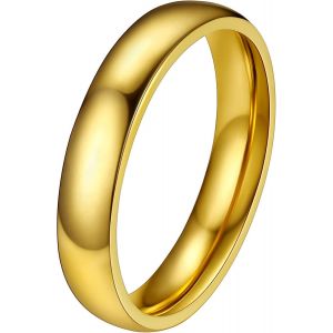 Trahoo-2 Mm/4 Mm/6 Mm/8 Mm Bague Femme Acier Inoxydable Taille 47-67, Anneau Alliance Mariage Bijoux Bagues Fantaisie Pour Ado Garçon Fille (Boîte Cadeau) - Neuf