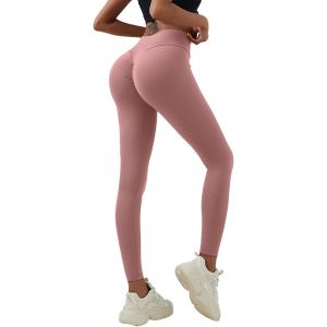 Jexnovashop-Legging Sport Femme Anti Cellulite Collants Course Leggings Push Up Taille Haute Opaque Sans Couture Pantalon Compression Butt Lift Yoga Pants Gym Running - Neuf
