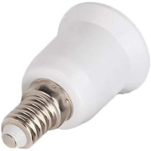 Kal-4x Douille Adaptateur E14 Vers E27 Pour Ampoule Led, Ac 230v, Convertisseur Petit Vers Gros Culot, Adaptateur Secteur Pour Lampe E27 En Format E14 - Neuf