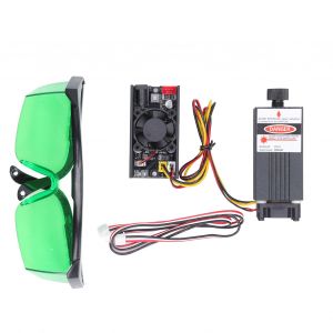 XYONG Module de gravure laser a mise au point reglable, haute puissance, accessoire pour machine de gravure DIY 450 nm 5,5 W - Neuf