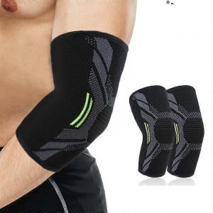 1pcs Coude Support Bandage &Eacute;lastique Respirant Bras Coude Bande Couverture Blessure Protecteur Manchon Coussin Absorber La Sueur Sport Basketball - Neuf