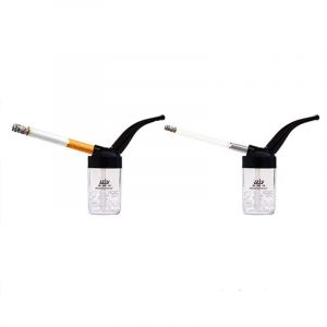 Pipe À Eau Portable Avec Filtre En Tube Métallique,Bouteille Populaire,Mini Ovale Guilé,Chicha,Pipes À Fumer Du Tabac,Cadeau De Santé - Type Fine-Coarse - Neuf