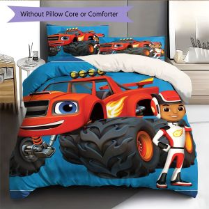 Parure De Lit Imprimee Bracelet Et Monster Machine, Housse De Couette Et Taie D'oreiller, Decoration D'intérieur, Decoration De Noël, Housse De Couette Pour Chambre À Coucher, 1 Co - Neuf