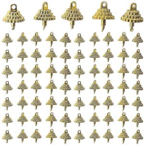 1 Jeu de Boule de No&euml;l Pendentif embouts de l'Arbre de No&euml;l de la Pendaison Haut de Balle Couvre Boule Pendentif de BRICOLAGE Par - Neuf